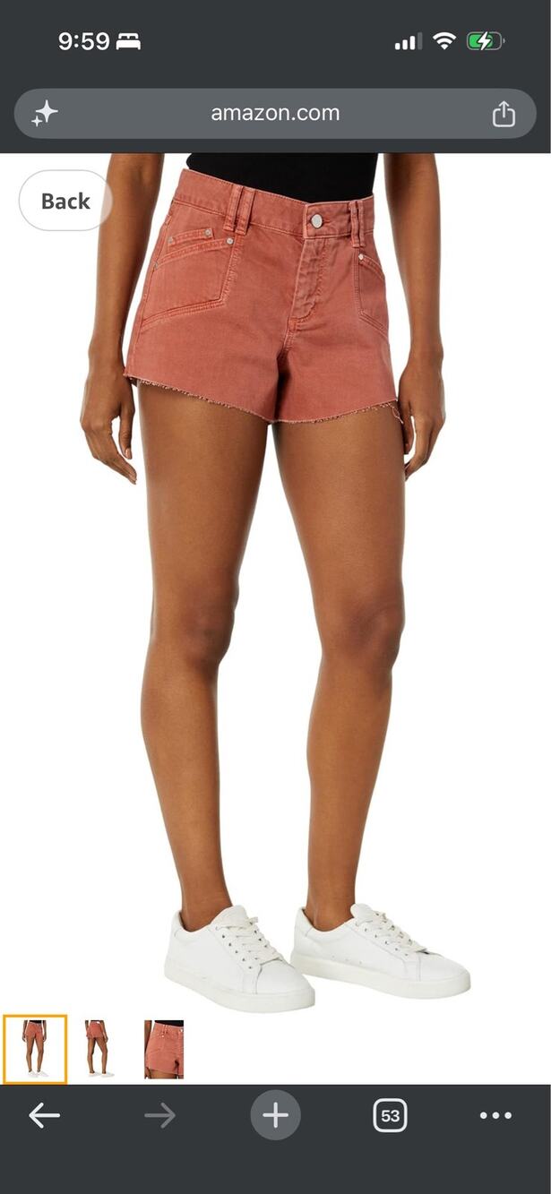PAIGE Women's Mayslie Utility Short in Vintage Muted Clay